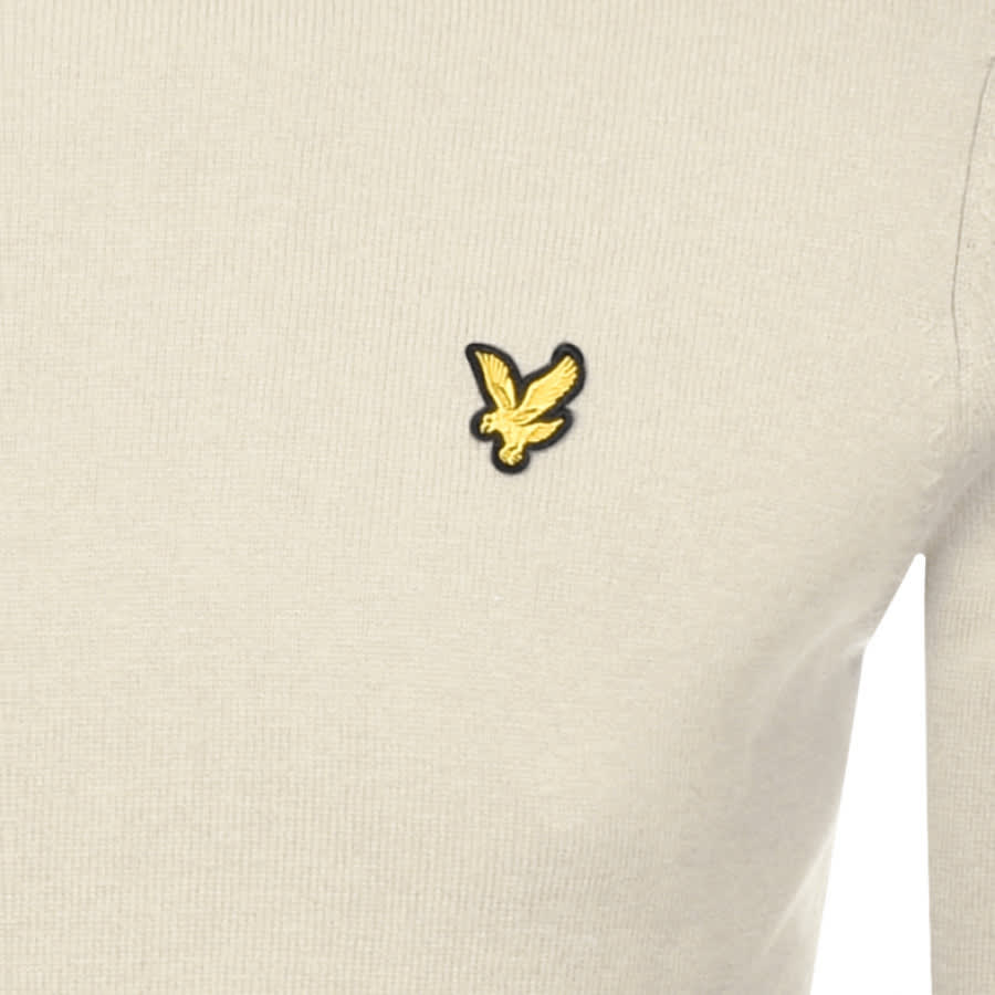 Alternative Image for ProductLyle And Scott Crew Neck Merino Knit Jumper Beige3